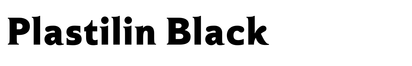 Plastilin Black
